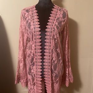 Sheer Mauve Cover Up